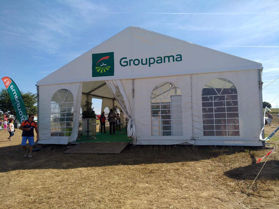 Chapiteau Terres de Jim Groupama