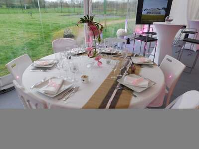 Table salon du mariage St Brice